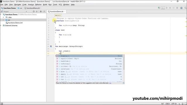 #176 Kotlin Tutorial | Higher Order Functions and Lambdas смотреть онлайн