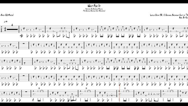Wait For It - Hamilton: An American Musical (Bass Guitar Tabs) (Re-Upload) смотреть онлайн