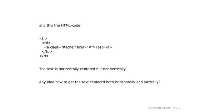 CSS : HTML-CSS Center Text horizontally and vertically in a link смотреть онлайн