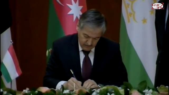 Состоялась церемония подписания азербайджано-таджикских документов смотреть онлайн
