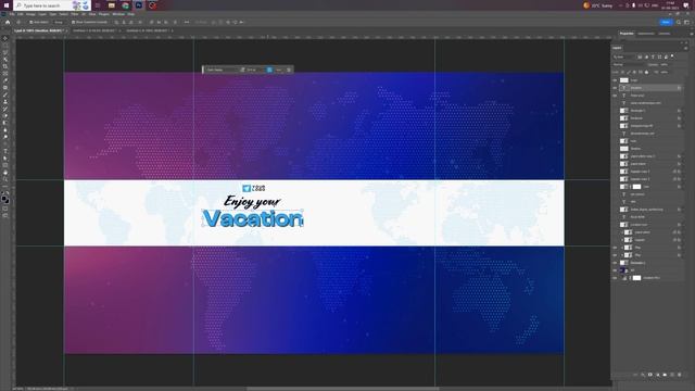 YouTube Banner Design In Photoshop 2023 Photoshop Tutorial смотреть онлайн