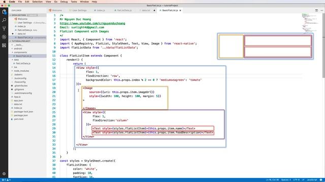 18-FlatList#2.An example of FlatList with Images in FlatList Item смотреть онлайн