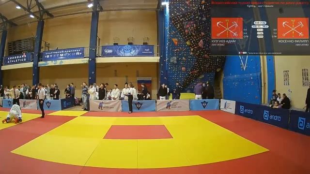 Всероссийский турнир среди студентов. Mat 3 (джиу-джитсу) смотреть онлайн