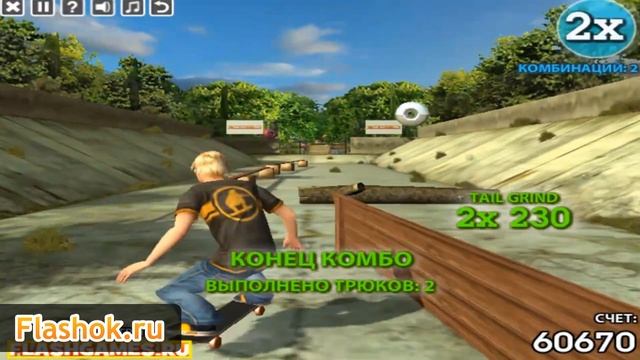 Flashok ru: Видео обзор игры Stunt Skateboard 3D. Трюки на скейте смотреть онлайн