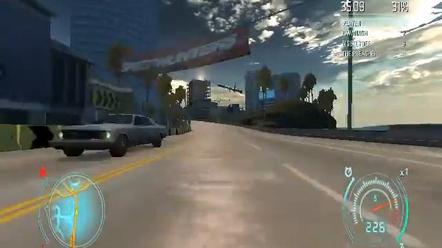 NFS undercover 2008 race 1 Cross Slope & Ocean Sprint смотреть онлайн