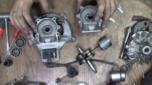 Бензокоса DWT BFS 43 42 замена коленвала/ коленвал стучит, не заводится!!!