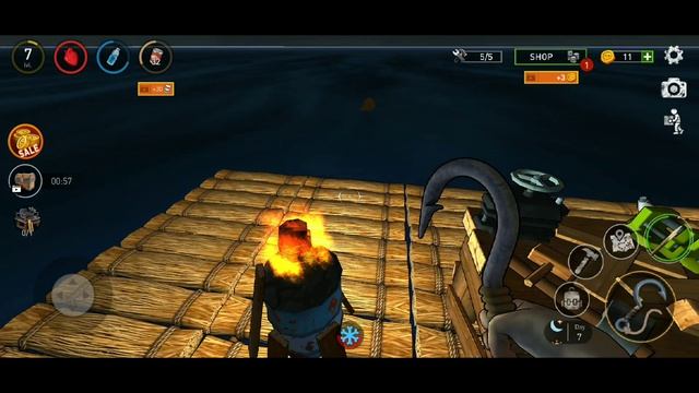 Survival on Raft: Ocean Nomad - Gameplay Walkthrough Part 4 (Android, iOS Game) смотреть онлайн