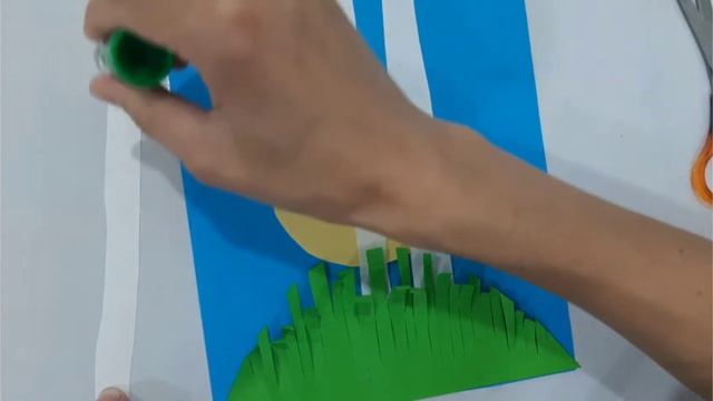 жапсыру сабағы. аппликация #жапсыру балабакшада #аппликациясдетьми смотреть онлайн