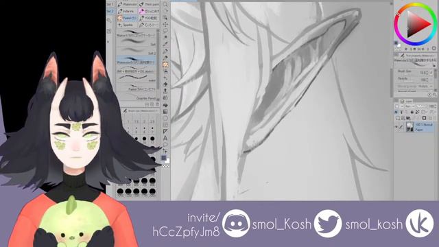 [Vtuber] Рисую картинки [Ru/Eng] смотреть онлайн