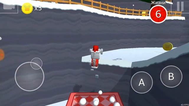 (3D Platformer) Super Bear Adcenture серия 47 баг в зимнем мире смотреть онлайн