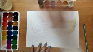 Урок ИЗО 3 класс "Маска"