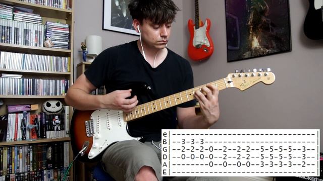 Nirvana - Breed - Guitar cover with tabs смотреть онлайн