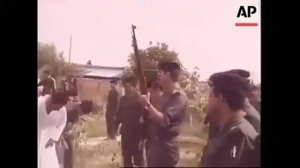 Saddam Hussein dances Dabke Gobi