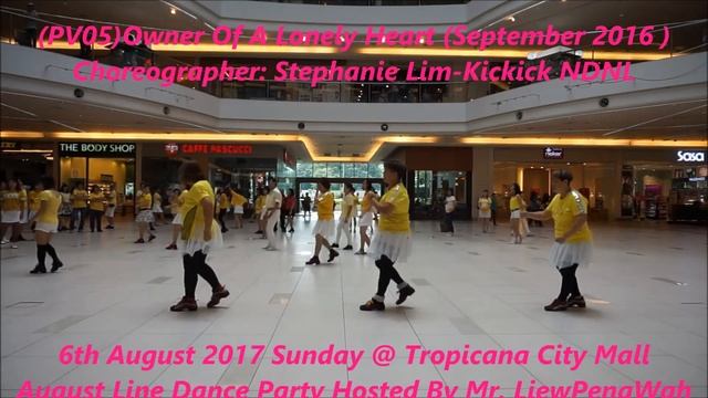 (PV05)Owner Of A Lonely Heart By Stephanie Lim-Kickick NDNL (Line Dance) смотреть онлайн