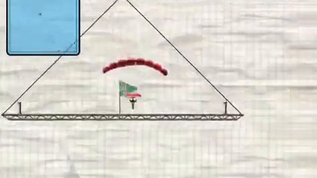 Stickman Base Jumper Walkthrough - Stage 4 - Jump 1 - 990 points (31 of 50) смотреть онлайн