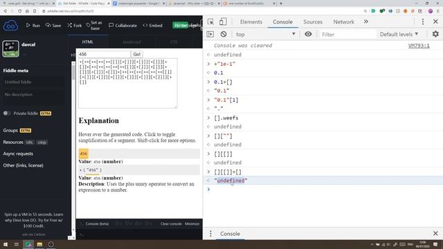 Can you write ANY JavaScript number using only these 3 symbols? смотреть онлайн