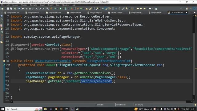 AEM Tutorial 14 - Servlets & OSGI смотреть онлайн