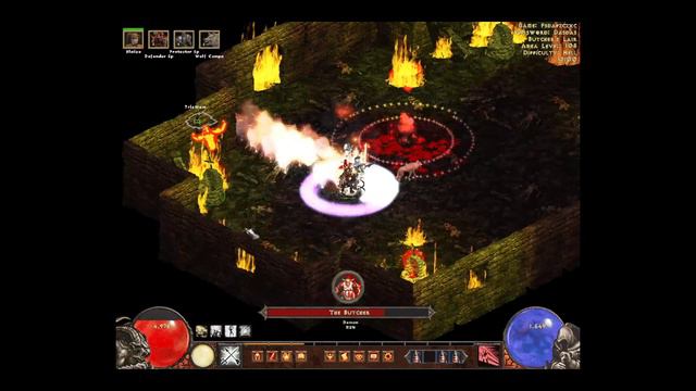 Diablo II Median XL 1.6 Shaman Barbarian Hardcore Act 1 Hell смотреть онлайн