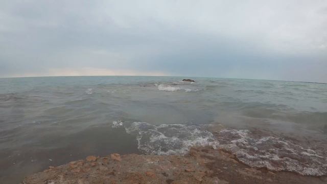 Звуки озеро Балхаш, шум прибоя