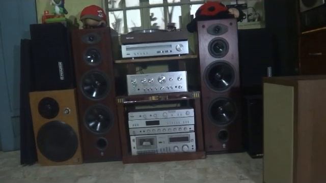 Diatone DA U660 amplifier to Yamaha ns55 floorstand part 2 смотреть онлайн