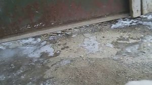 гараж,пучит грунт