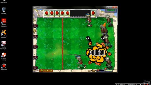 Растения против Зомби mini-games "Боулинг" смотреть онлайн