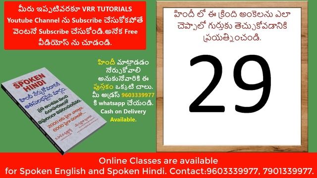 హిందీ పూర్తిగా ఉచితంగా నేర్చుకుందాం రండి | Spoken Hindi Full Course | Hindi In Telugu Full Course