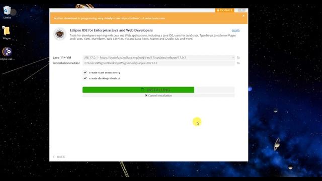 Java - instalação do Eclipse IDE Java ( acerto no som ) смотреть онлайн