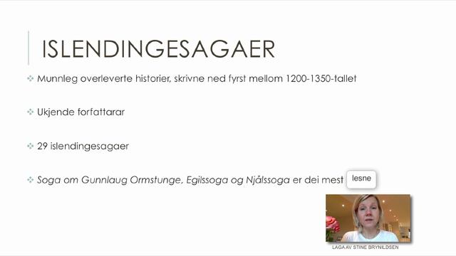 Islendingesagaer og sagastil del I смотреть онлайн