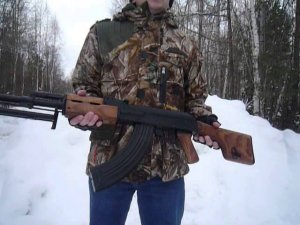 Охолощенный вариант ручного пулемета Калашникова (РПК) ВПО-926