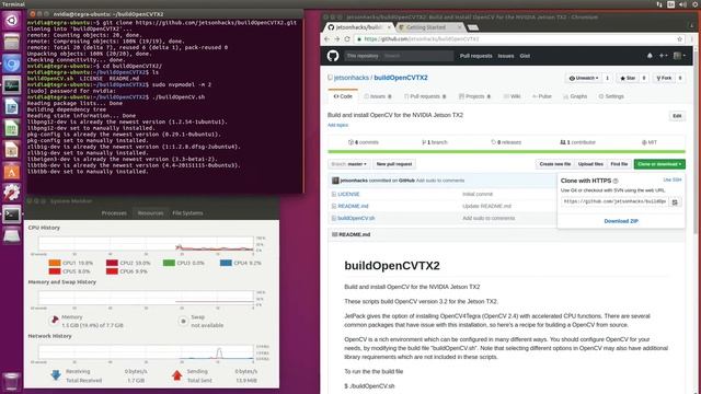 Build OpenCV on NVIDIA Jetson TX2 смотреть онлайн