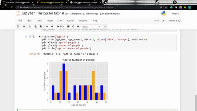 Histogram using python | Histogram tutorial | Histogram using matplotlib смотреть онлайн