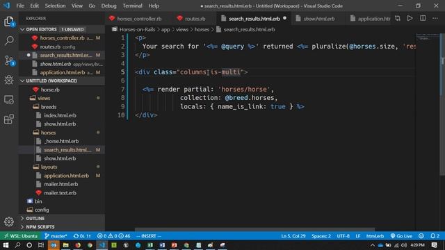 Horses On Rails - Part 2 - Simple Search смотреть онлайн