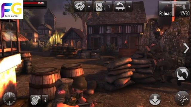 Frontline Commando D-Day| IOS / Android/ Game Play смотреть онлайн