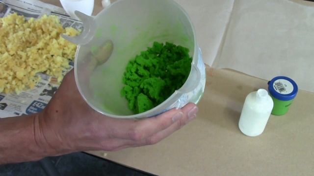 Clump Foliage - Paint To PVA Ratio