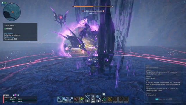 PSO2NGS: Duel Phase 2 (Halvaldi) Bow Only w/ no Defis (3:58) смотреть онлайн