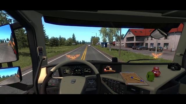 Euro Truck Simulator 2 Volvo FH Globetrotter XL Double Trailer Reverse смотреть онлайн