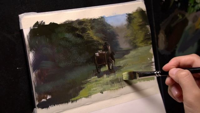 Разбавители Sennelier/Michael Harding, панели, холсты. Распаковка худ. мат. для живописи. Sketch смотреть онлайн