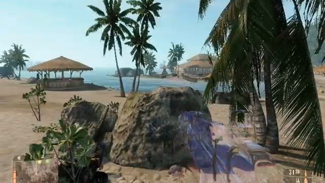Crysis Warhead gameplay using a 8800 GTS. смотреть онлайн