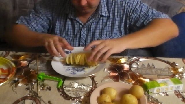 Картофель спиралью. Реальный обзор ножа для нарезки овощей с Али-экспресс смотреть онлайн