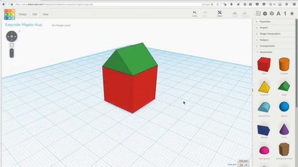 Tinkercad - Быстрое знакомство [3D моделирование]