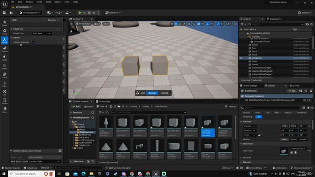 1. Origin Control, Splitting and Merging Actors смотреть онлайн