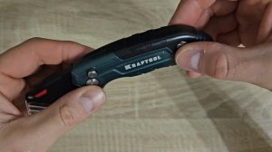 Подарок для себя - строительный складной нож kraftool KOMPAKT-А24