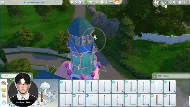 ALFEA CASTLE (Winx) 2.0 Part 1 // The Sims 4 (Speed Build) NO CC смотреть онлайн