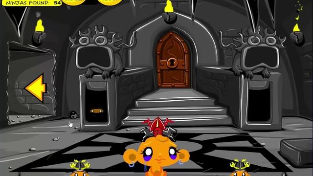 Monkey GO Happy Ninjas 3 Walkthrough смотреть онлайн