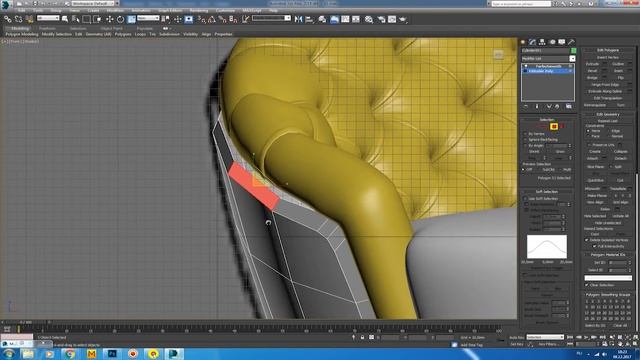 №40. Chair modeling "Agon Visionnaire" Autodesk 3ds Max. смотреть онлайн