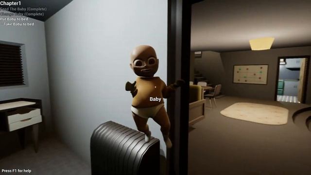 Baby In Yellow- Прохождение игры!