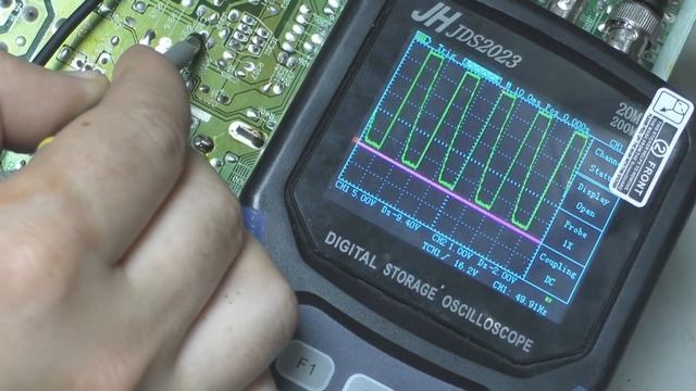 ремонт телевизора sitronics sf-2112, узкая полоса (замена конденсаторов) смотреть онлайн