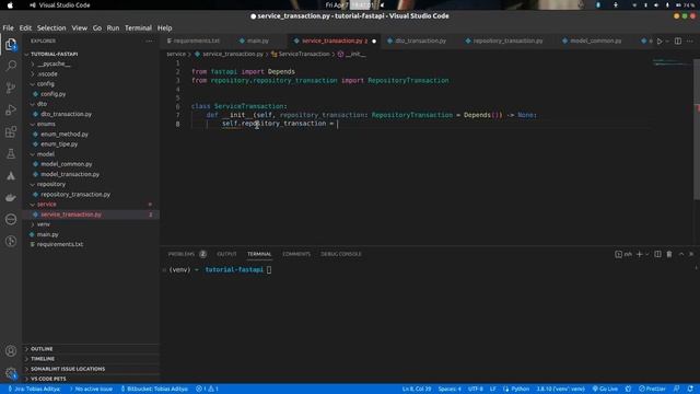[7] FastAPI Python Tutorial - Refactoring смотреть онлайн