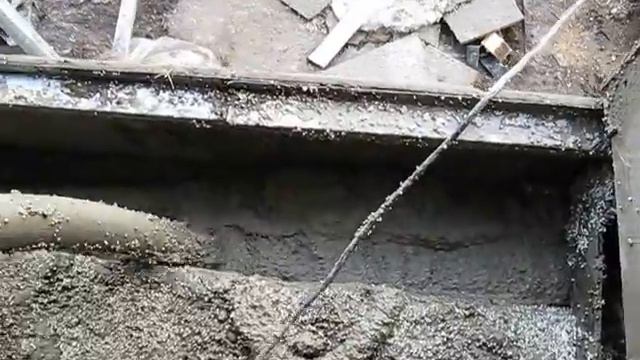 Заливка стен полистиролбетоном. Д 400. смотреть онлайн